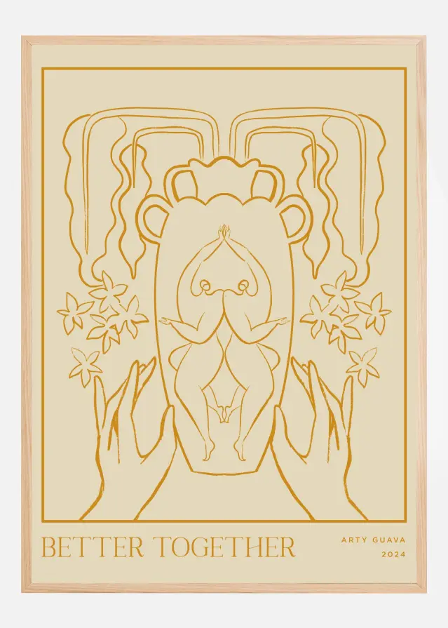 Vessel Collection : Better Together (LineArt) Plakāts