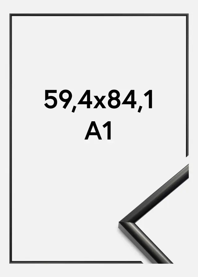 Rāmis New Lifestyle Akrila stikls Melns 59,4x84,1 cm (A1)