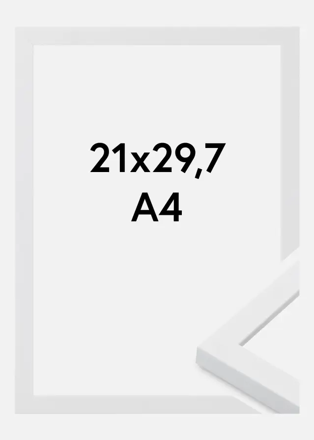 Rāmis Oban Akrila stikls Balts 21x29.7 cm (A4)