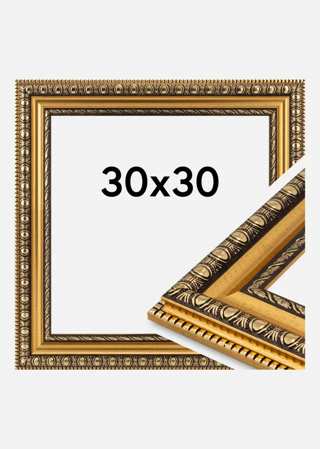 Rāmis Ornato Akrila stikls Zelts 30x30 cm