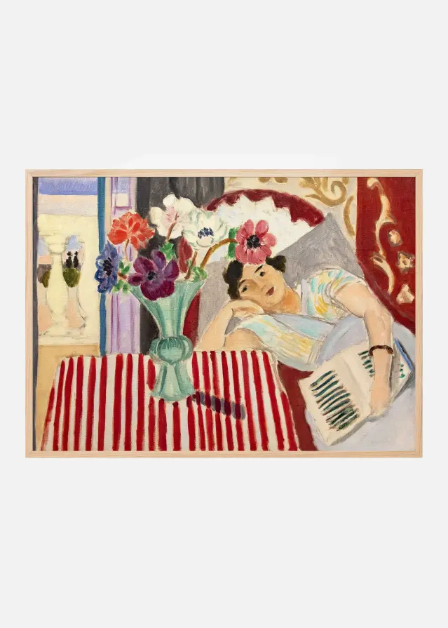 Femme Et AnAcmones - Henri Matisse Plakāts