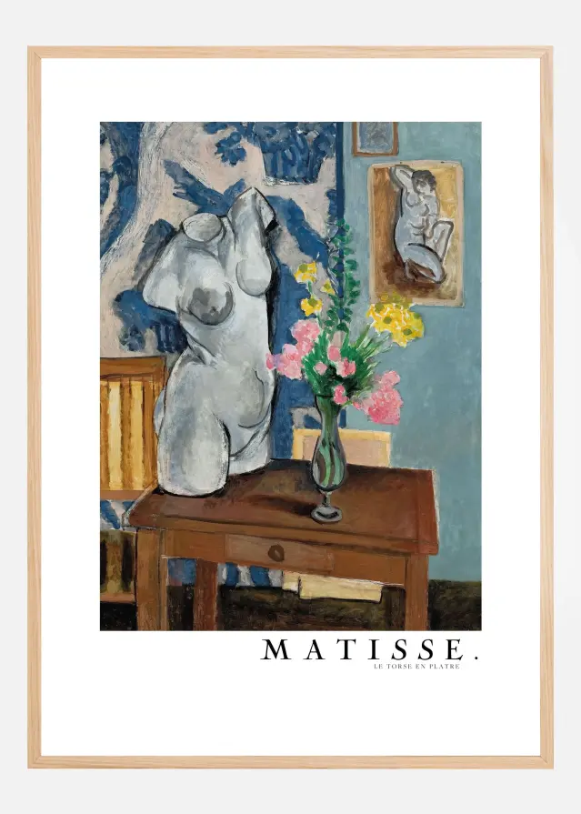 Le Torse En Platre II - Henri Matisse Plakāts