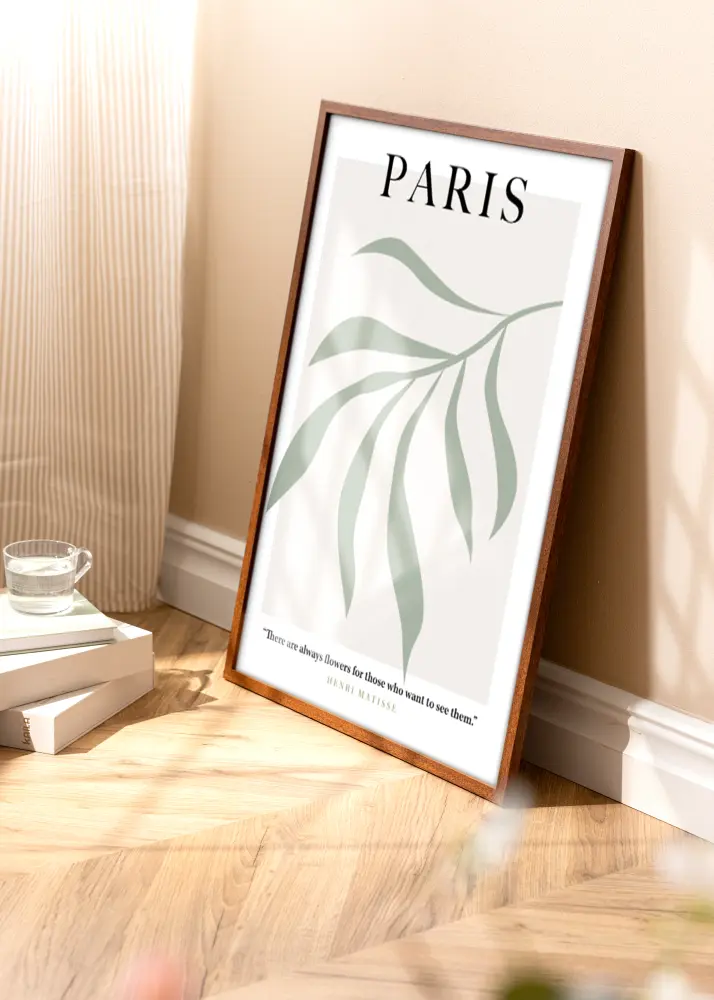 Rāmis Modern Silts Brūns 30x40 cm - Paspartu Balts 20x30 cm