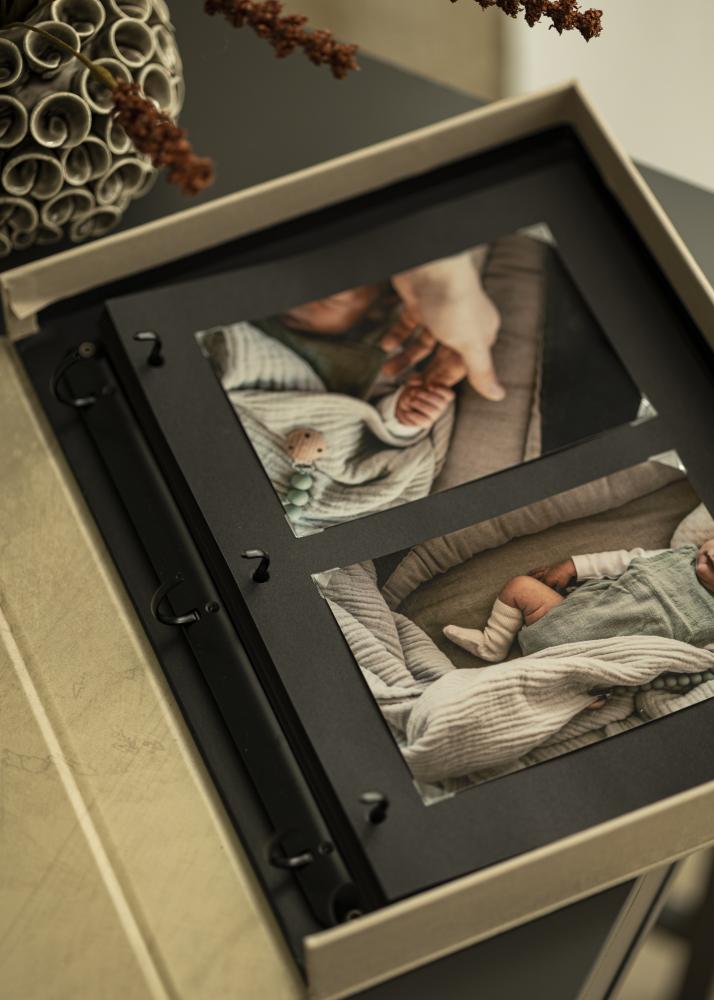 Albuma lapas priekš KAILA Coffee Table Photo Album - 10-Iepakojumā Melni