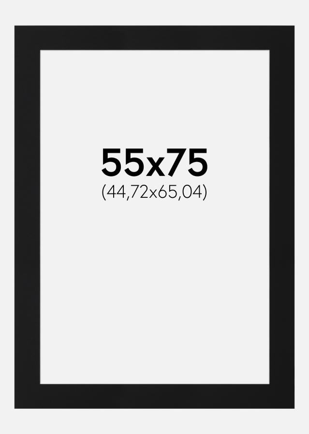 Paspartū Melns Standarts (Balts Kodols) 55x75 cm (44,72x65,04)