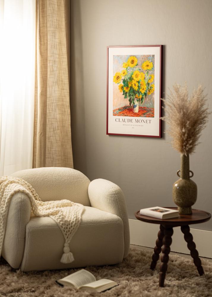 Colorful Akrila stikls Sarkans 60x80 cm