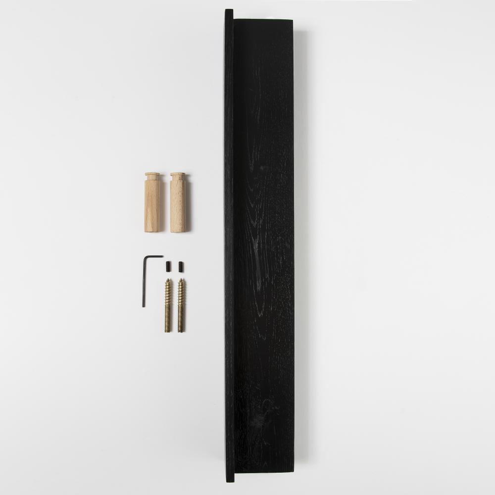 Magnēts Shelf Black Painted Oak 40 cm