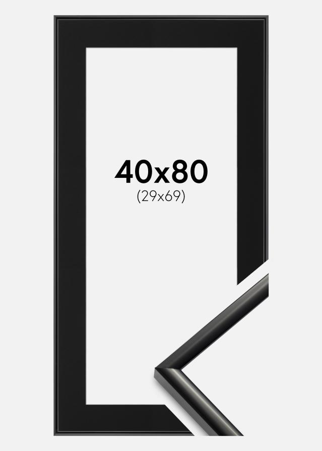 Rāmis New Lifestyle Melns 40x80 cm - Paspartū Melns 30x70 cm