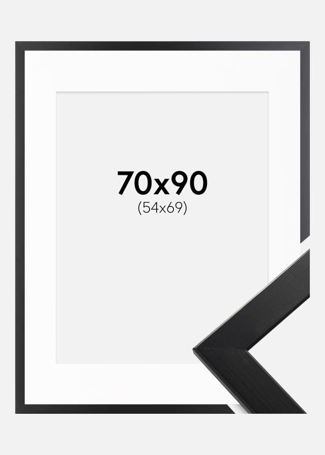 Rāmis Trendline Melns 70x90 cm - Paspartū Balts 55x70 cm