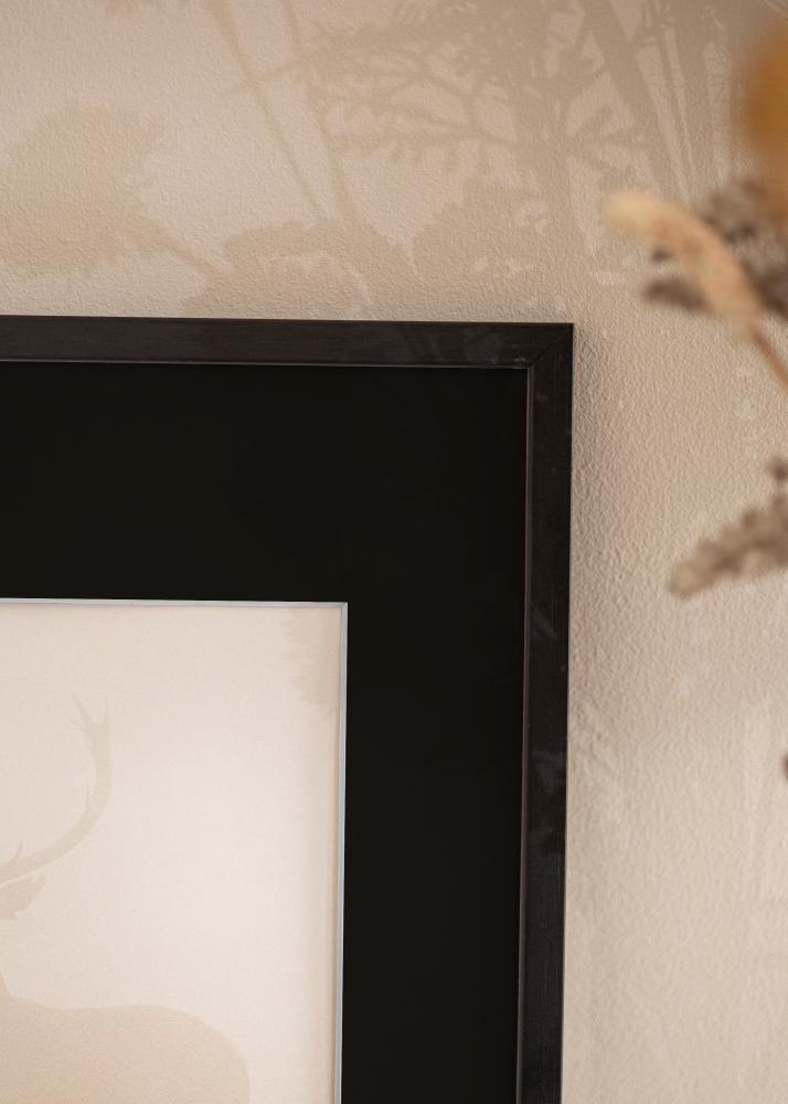 Rāmis Galant Melns 35x50 cm - Paspartū Melns 11x17 inches