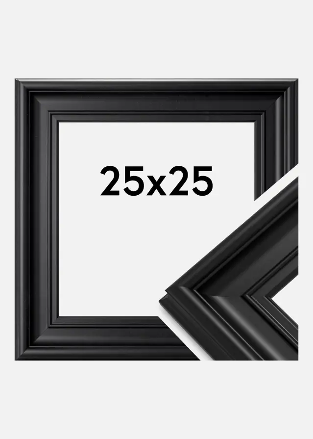 Rāmis Mora Premium Akrila stikls Melns 25x25 cm