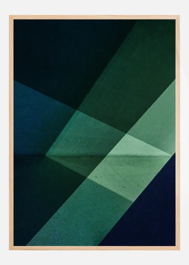 Green & Blue Graphic Plakāts