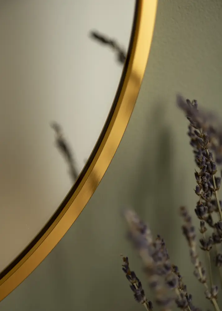 KAILA Apaļš Spogulis Edge Gold 40 cm Ø