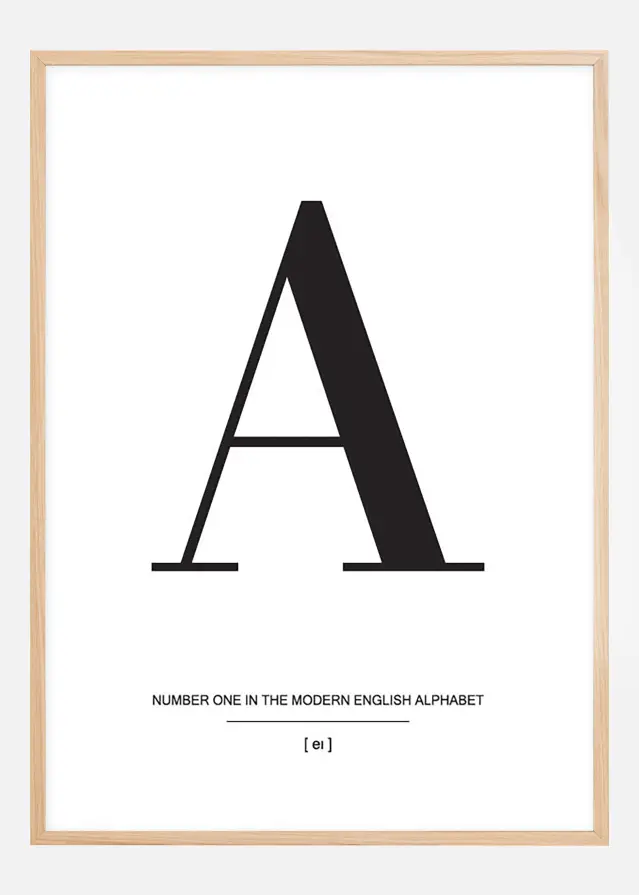 Letter A Plakāts