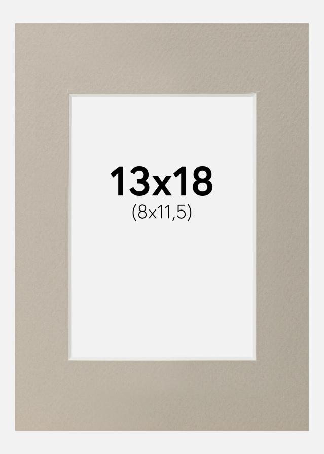 Paspartū Pērļu pelēks 13x18 cm (8x11,5)