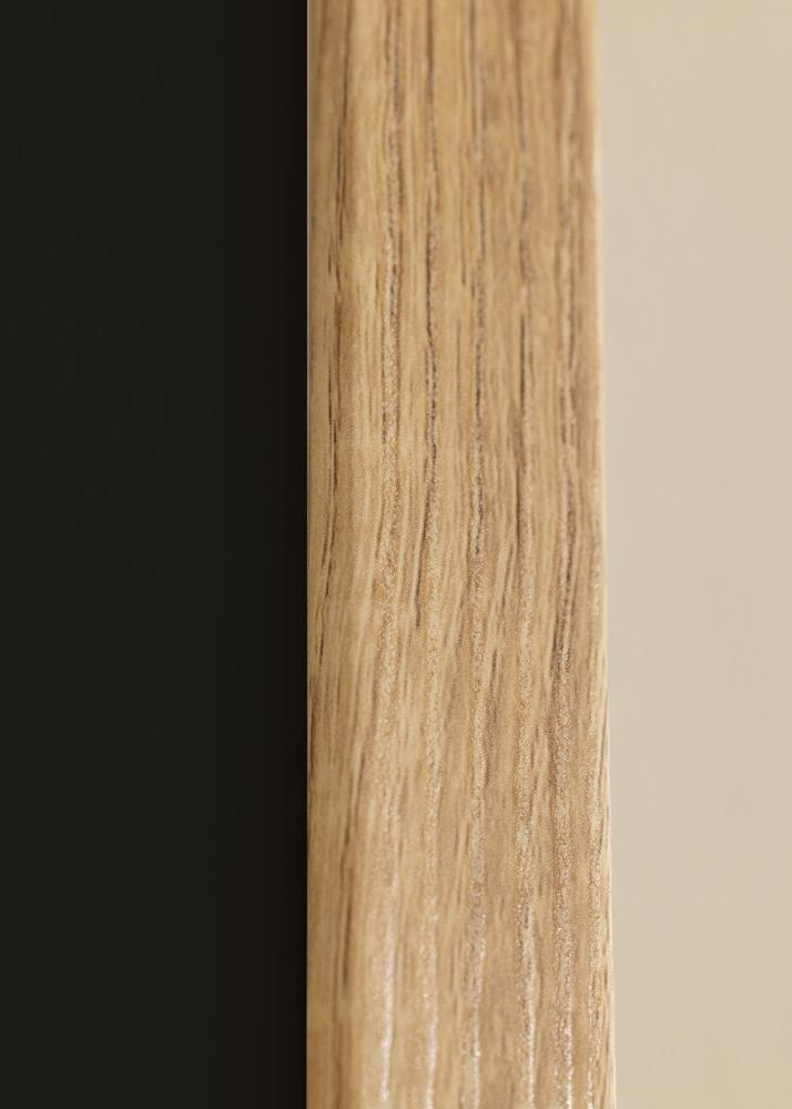 Rāmis Fiorito Gaišs Ozols 40x50 cm - Paspartū Melns 12x16 inches