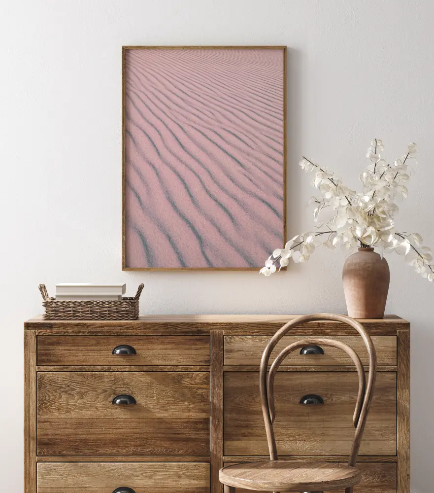 Pink Sandy Waves Plakāts