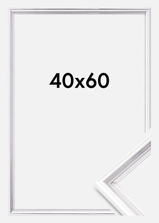 Rāmis Gala Akrila stikls Sudrabs 40x60 cm