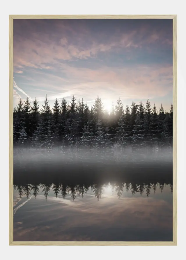 Small Lake In The Forest Plakāts