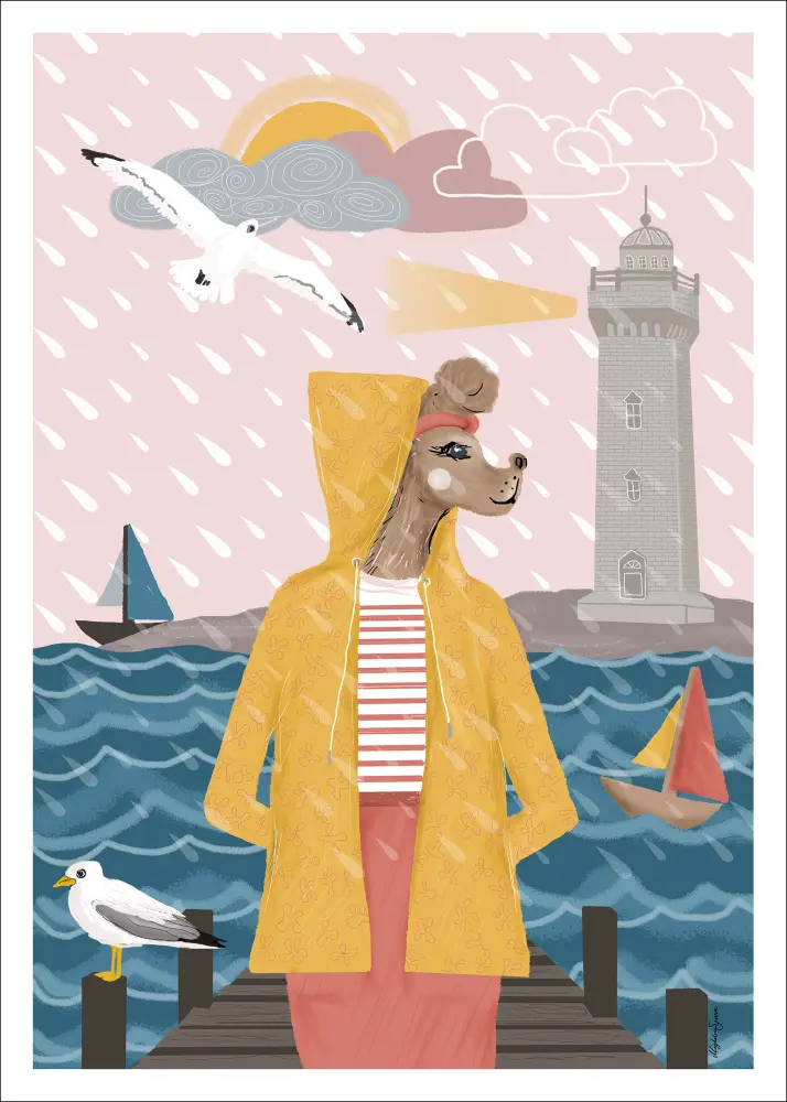 Summer rain Plakāts