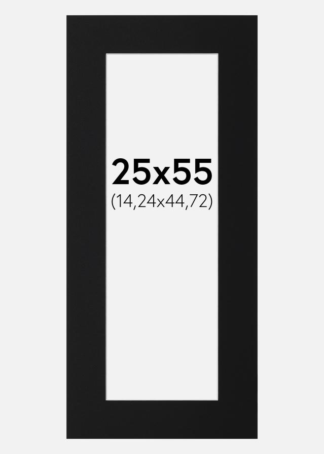 Paspartū Melns Standarts (Balts Kodols) 25x55 cm (14,24x44,72)