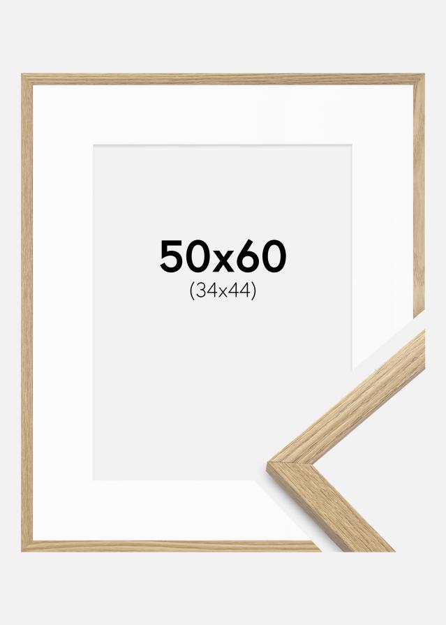 Rāmis Trendy Ozols 50x60 cm - Paspartū Balts 35x45 cm