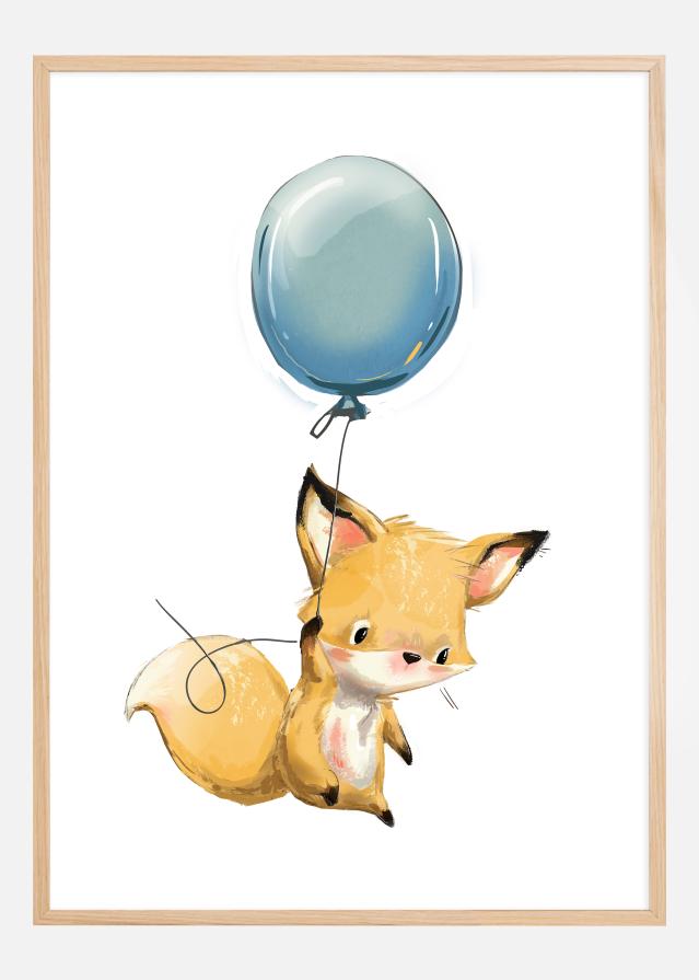 Fox Balloon Plakāts