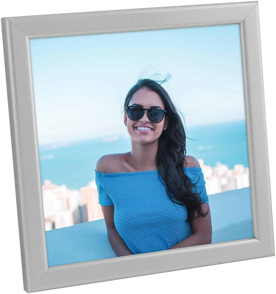 Rāmis Slim Matēts Antirefleksa stikls Sudrabs 15x15 cm