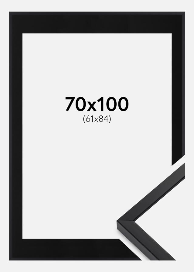 Rāmis E-Line Melns 70x100 cm - Paspartū Melns 62x85 cm