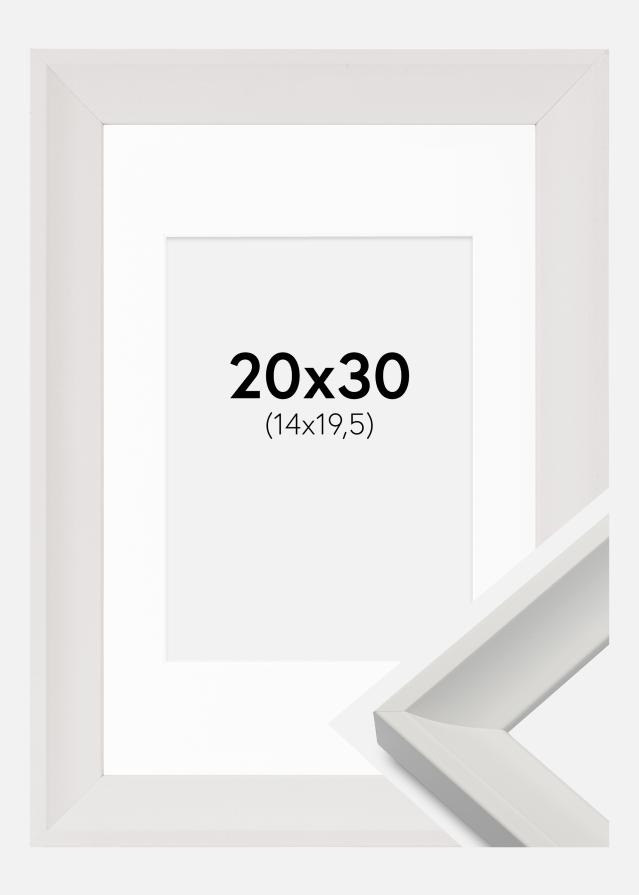 Rāmis Öjaren Balts 20x30 cm - Paspartū Balts 15x21 cm (A5)
