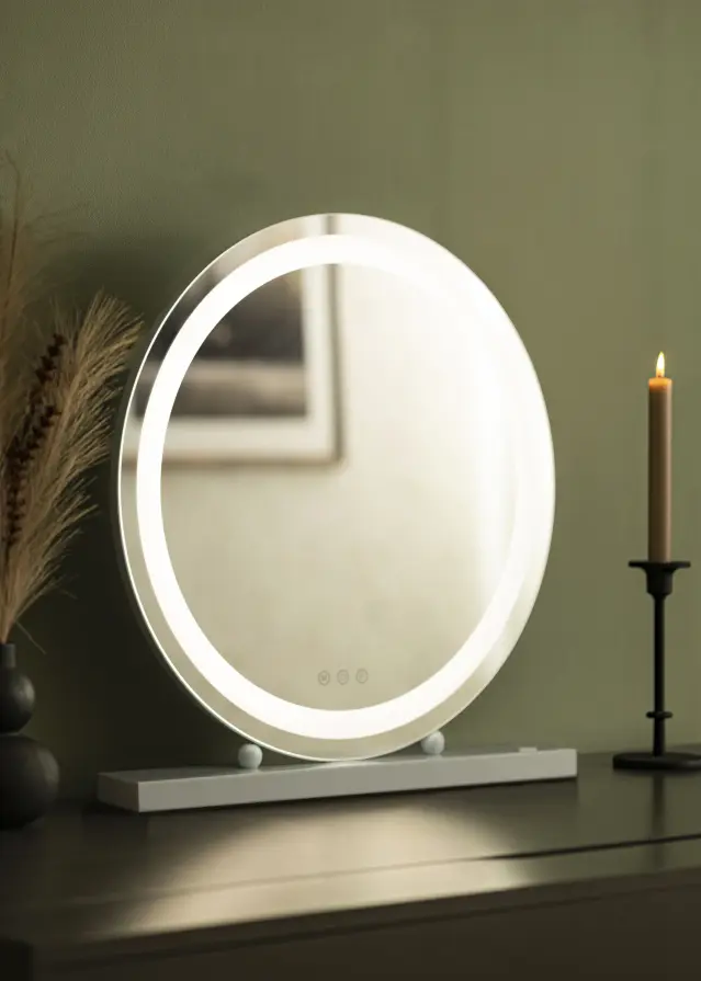 KAILA Kosmētikas spogulis Round LED Balts 50 cm Ø