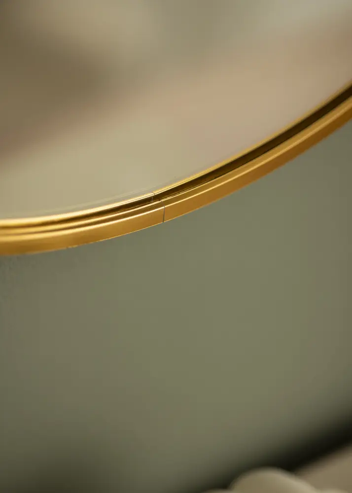 KAILA Apaļš Spogulis Edge Gold 40 cm Ø