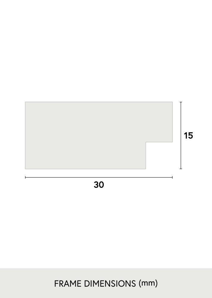 Rāmis Broadway Zelta 13x18 cm