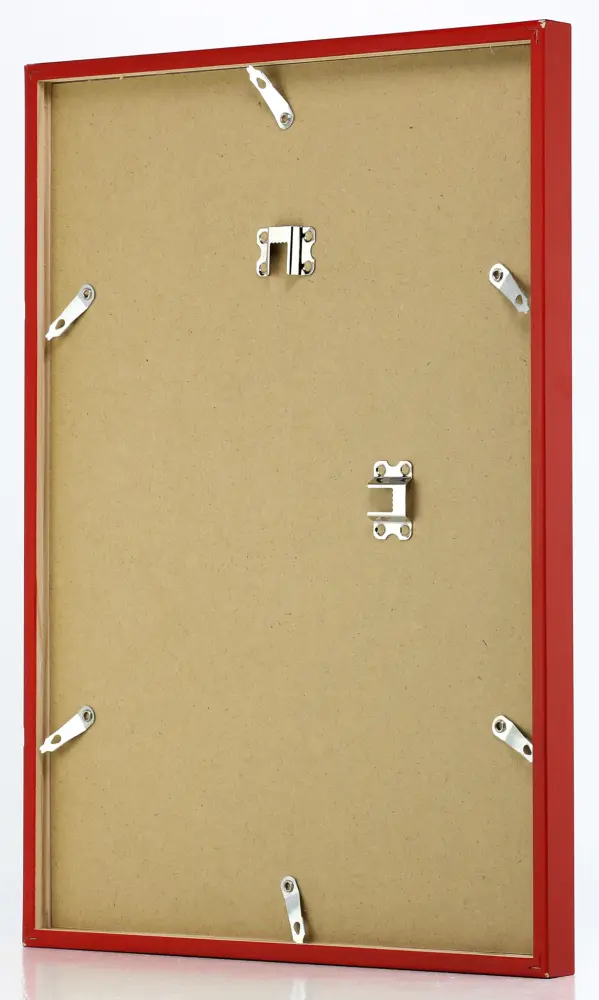 Rāmis E-Line Sarkans 50x70 cm - Paspartū Balts 42x59,4 cm (A2)