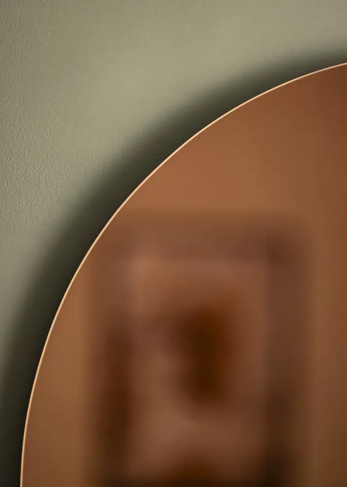 KAILA Spogulis Ovāls Rose Gold 50x100 cm