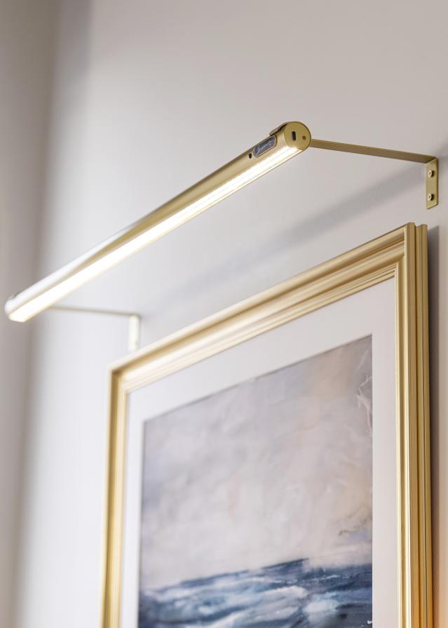 KAILA Brilliance Baterijām Darbināms Gleznu Apgaismojums 80 cm - Zelts