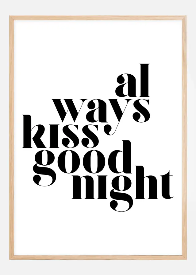 Always Kiss Good Night Plakāts