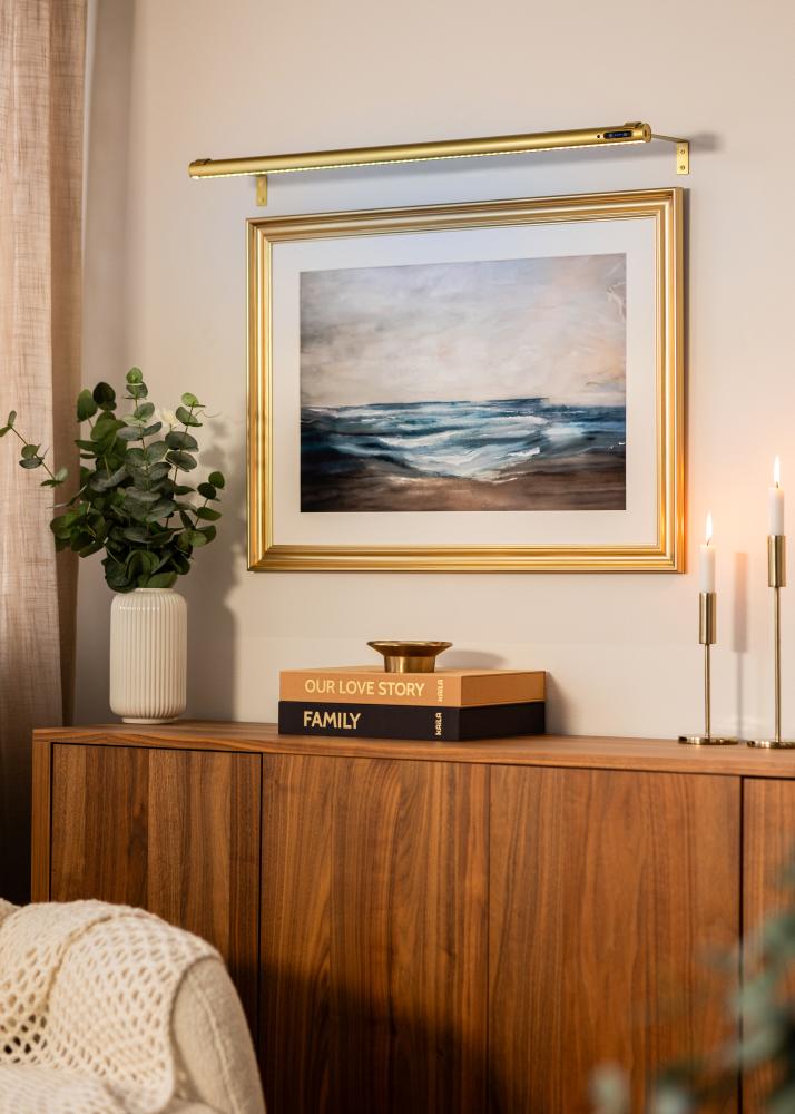 KAILA Brilliance Baterijām Darbināms Gleznu Apgaismojums 80 cm - Zelts