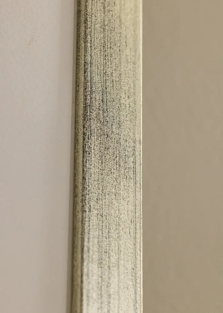 Rāmis Estētisks Sudrabs 15x20 cm - Paspartū Balts 4x5 inches