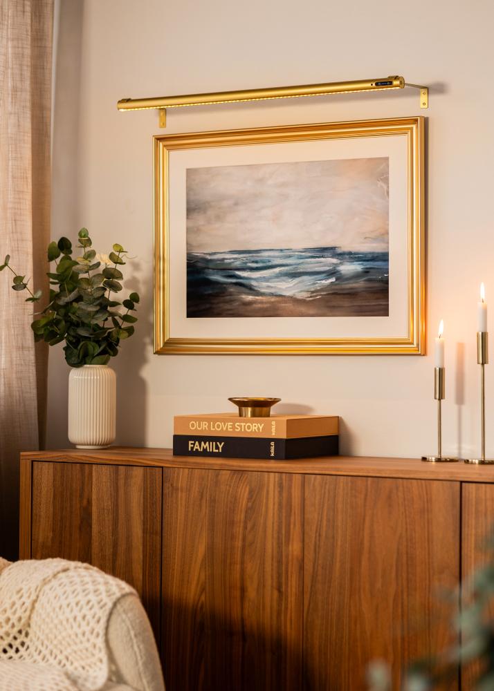 KAILA Brilliance Baterijām Darbināms Gleznu Apgaismojums 80 cm - Zelts