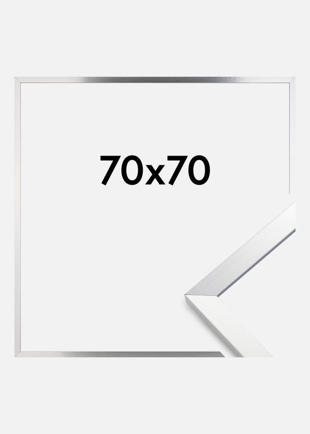 Rāmis Trendy Akrila Stikls Sudrabs 70x70 cm