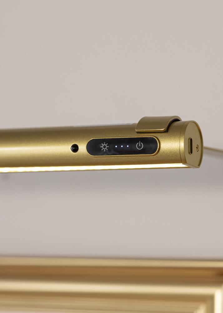 KAILA Brilliance Baterijām Darbināms Gleznu Apgaismojums 80 cm - Zelts