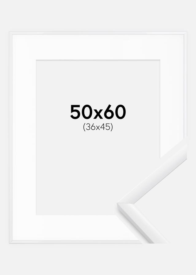 Rāmis New Lifestyle Balts 50x60 cm - Paspartū Balts 37x46 cm