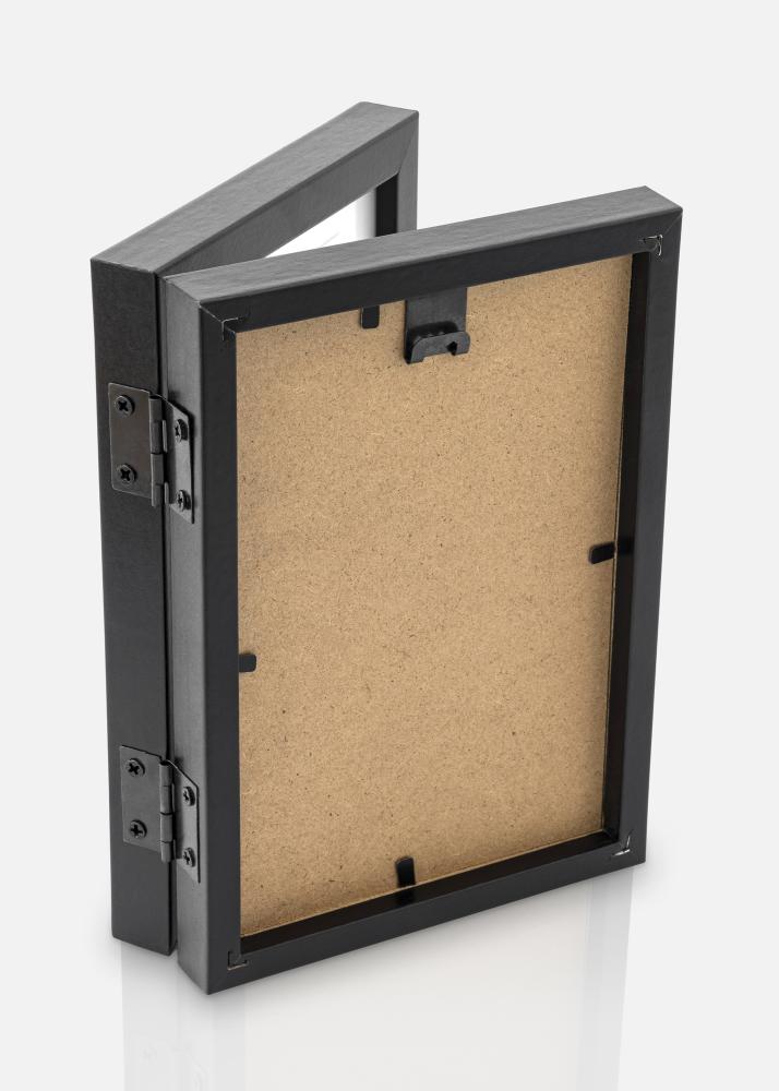 Salokāms rāmis Melns 10x15 cm