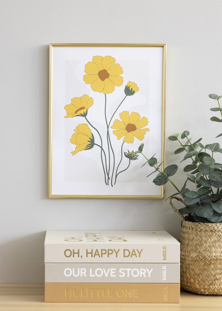 Rāmis Hipster Akrila stikls Zelta 70x100 cm