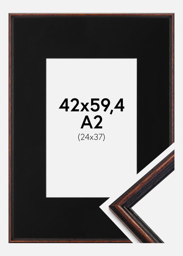 Rāmis Horndal Valrieksts 42x59,4 cm (A2) - Paspartū Melns 25x38 cm