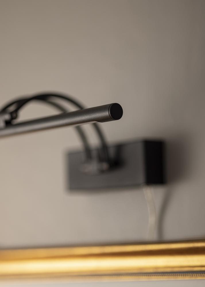 Gunnebo V962 LED gleznu apgaismojums 37 cm - Melns