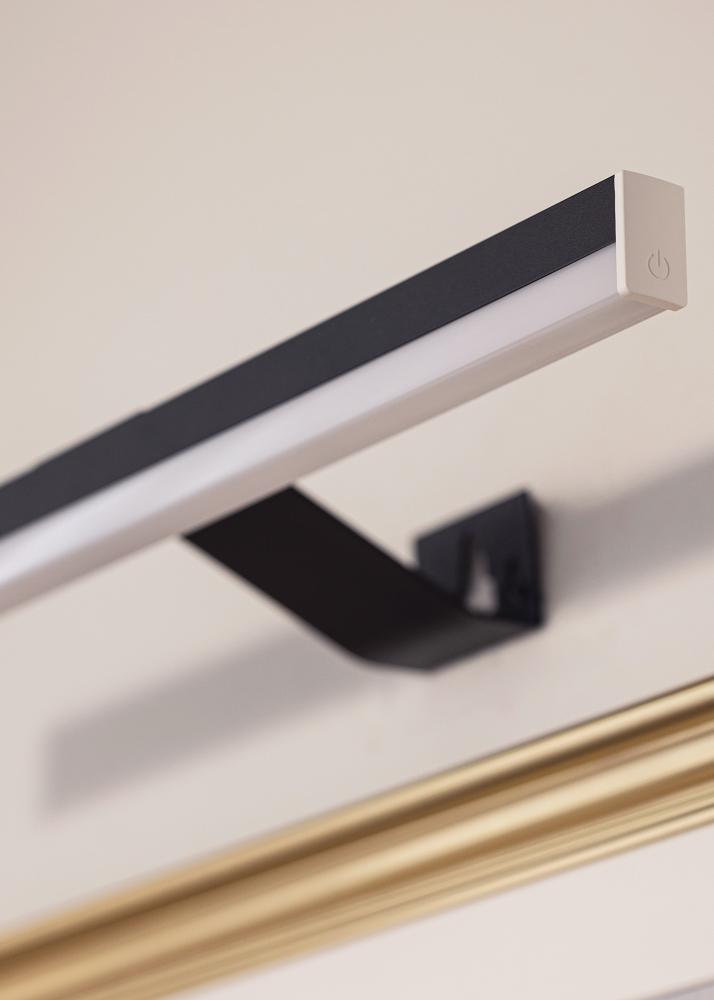 KAILA Radiate Ar Baterijām Darbināma Rāmis Apgaismojums 55 cm - Melns