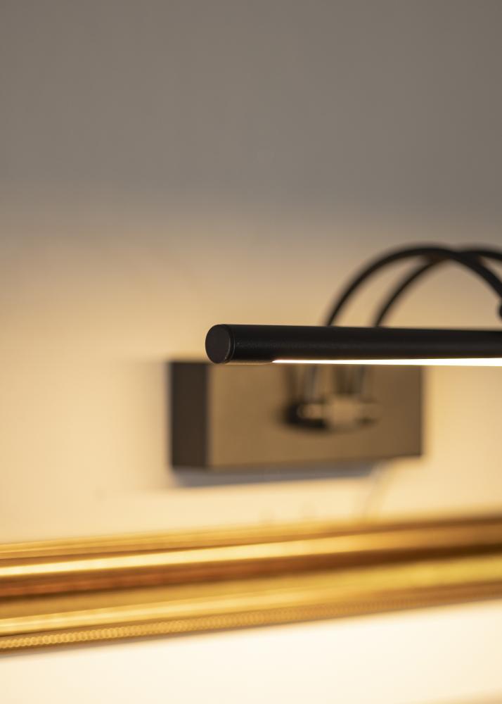 Gunnebo V962 LED gleznu apgaismojums 37 cm - Melns