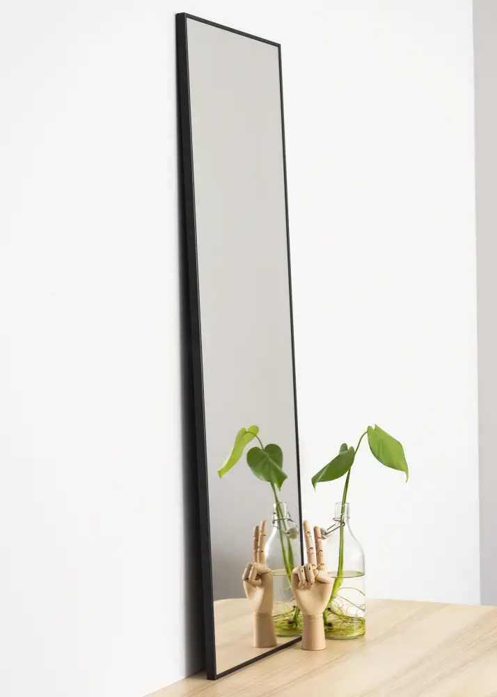 Spogulis Narrow Melns 41x121 cm